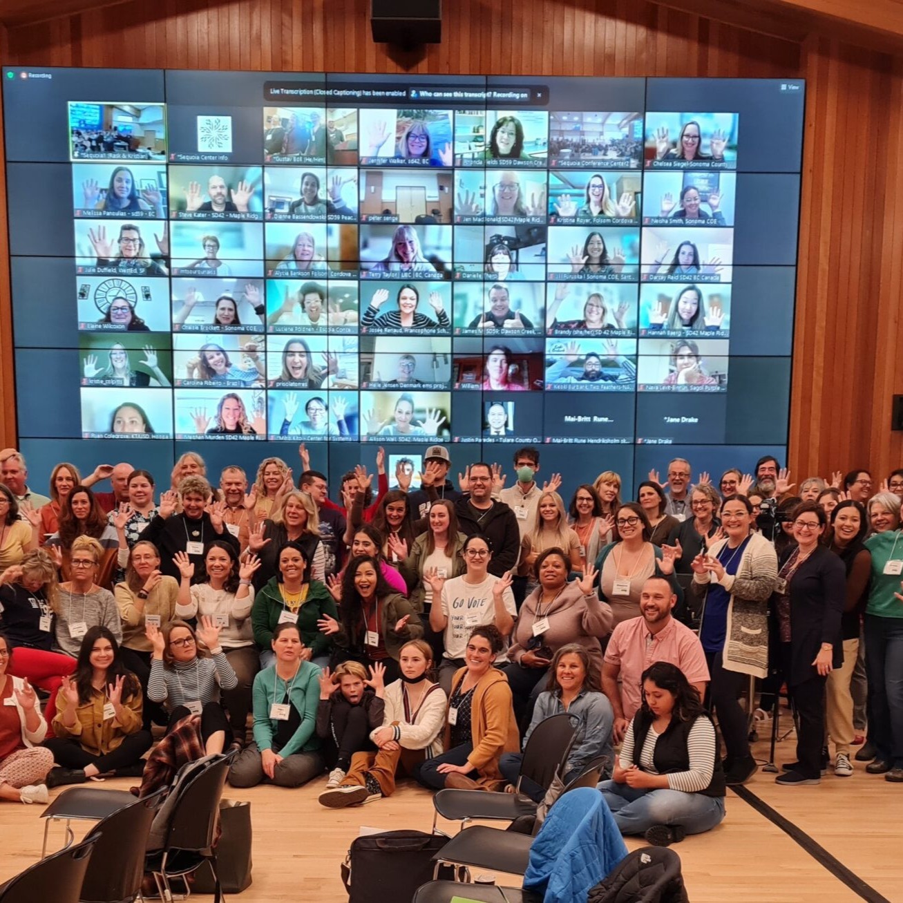 Global Compassionate Systems community at a hybrid gathering
