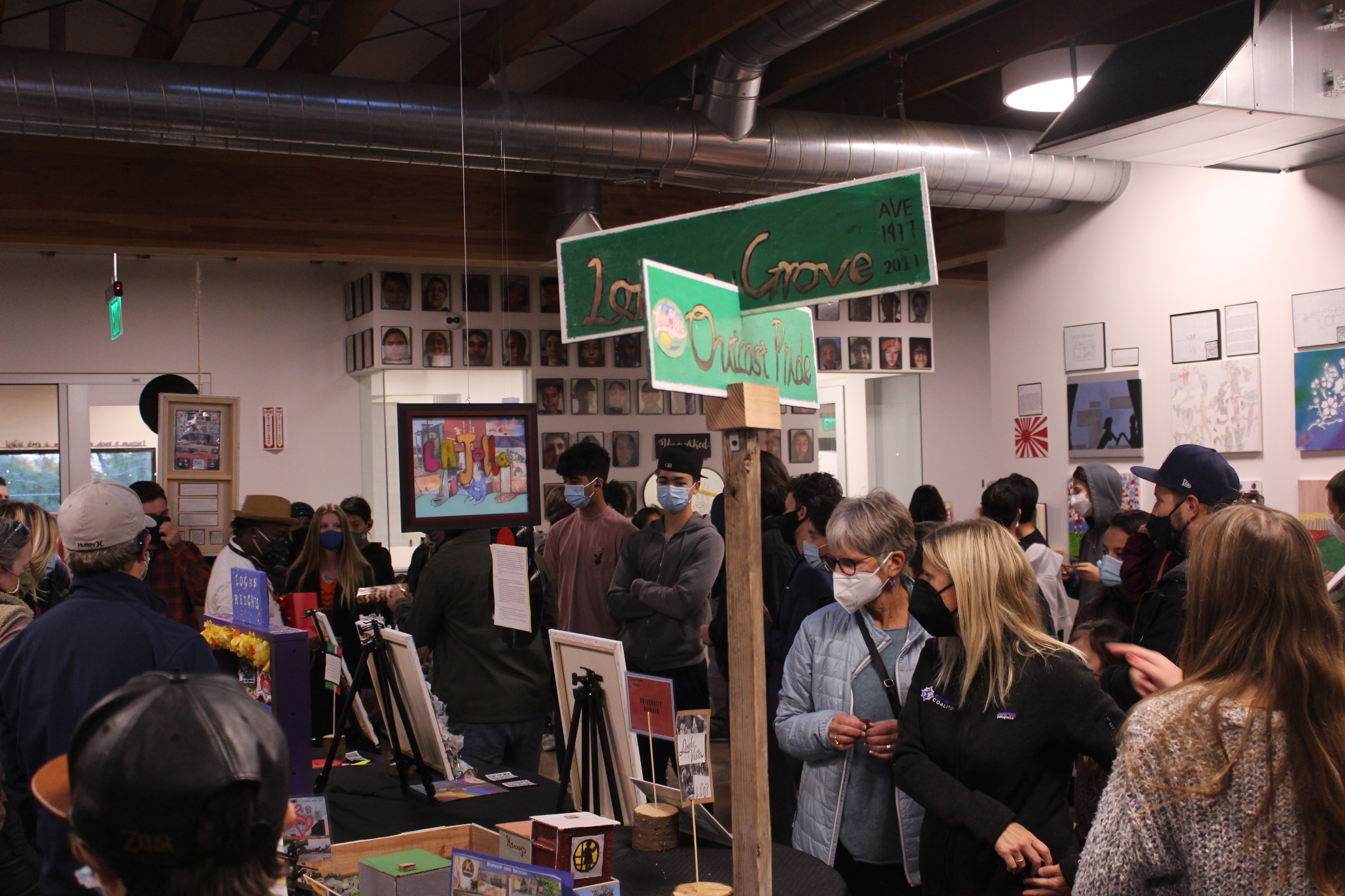 Exhibition in 9th-grade Commons