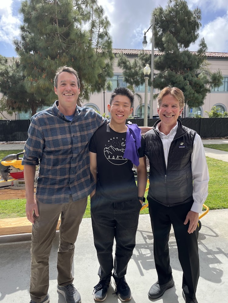 John Santos, Isamu Thung, and Ron Berger